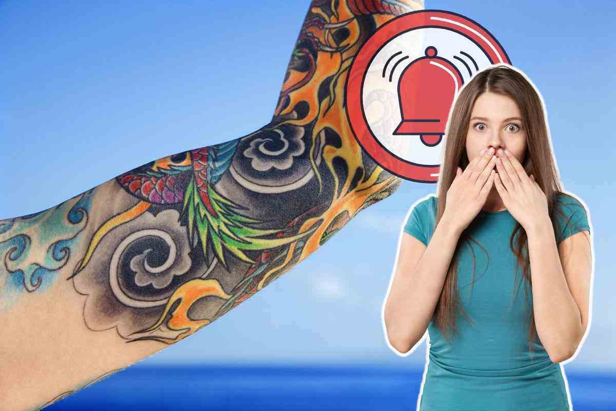 Sole e tatuaggi: massima allerta