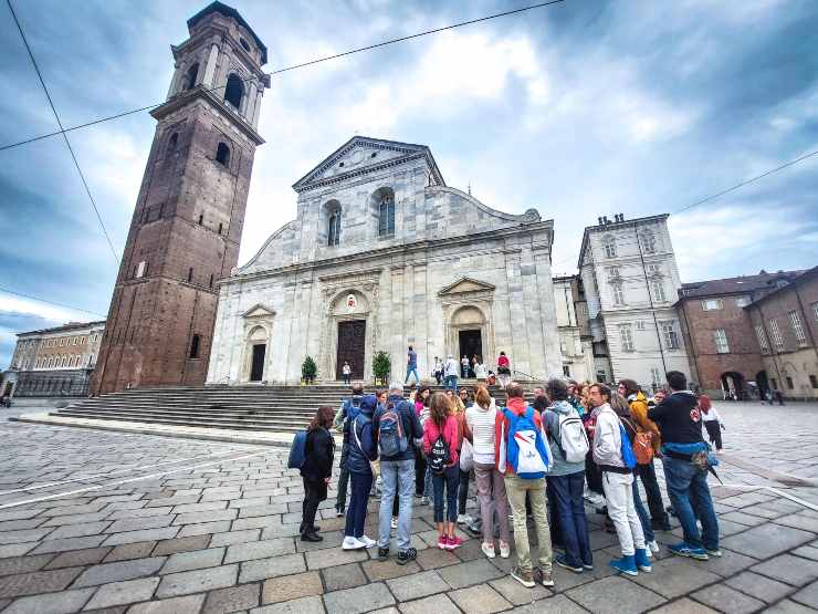 Il Duomo di Torino, dove c'è la Sindone