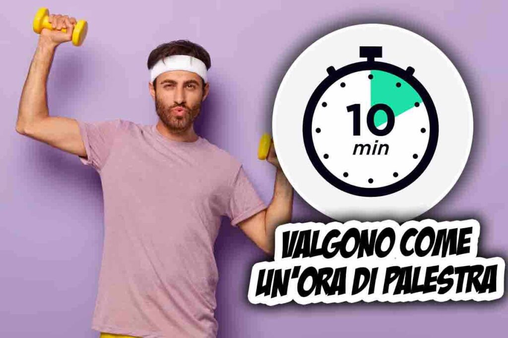 C'è un solo esercizio da fare per 10 minuti al giorno e che vale come ...