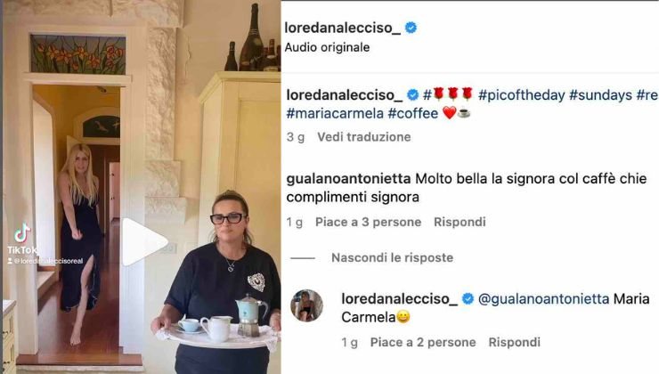 chi è la donna nel balletto della lecciso 