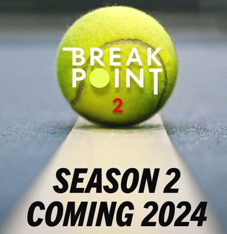 Seconda stagione di Break Point in arrivo su Netflix