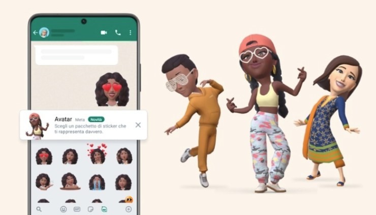 come funzionano gli avatar di whatsapp