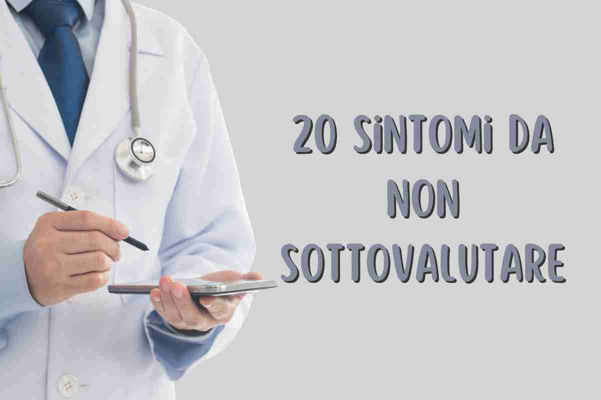 i sintomi del corpo da non sottovalutare