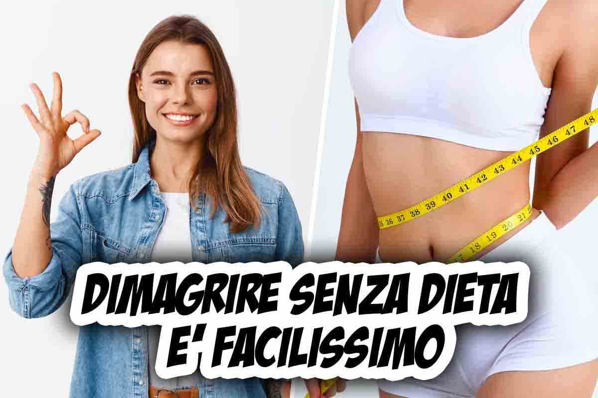 4 regole dimagrire senza dieta