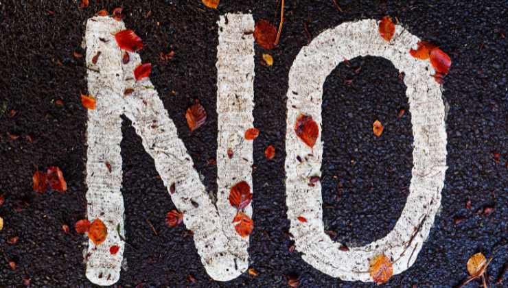 L'importanza di dire no
