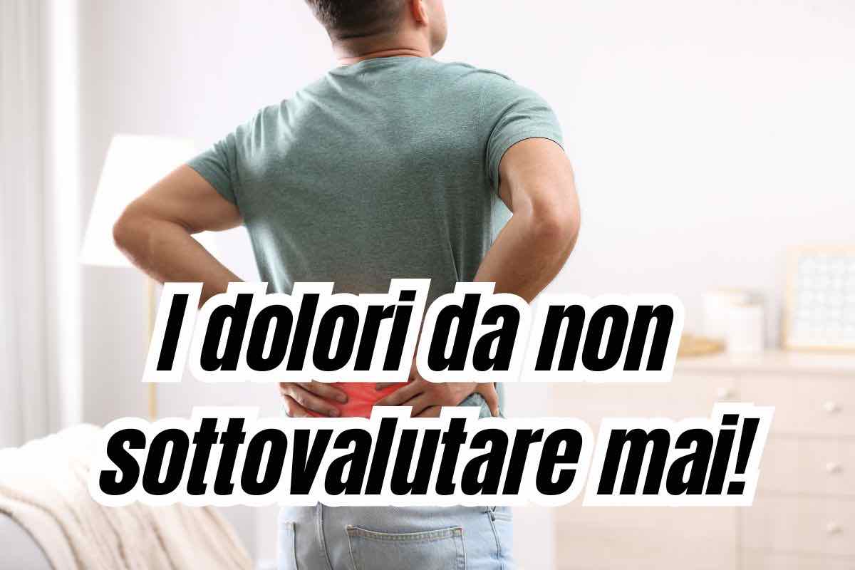 dolori da non sottovalutare 