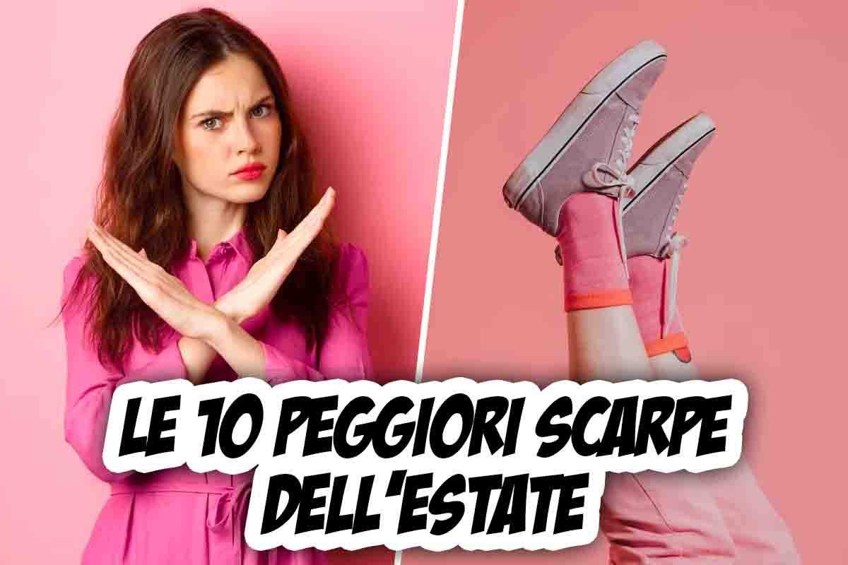 Le peggiori scarpe dell'estate