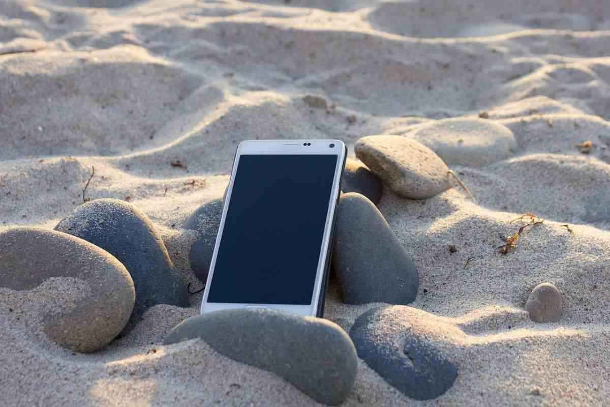 rimedi sabbia smartphone