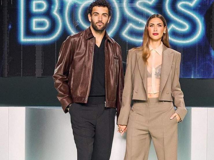 Melissa Satta e Matteo Berrettini conquistano tutti alla sfilata