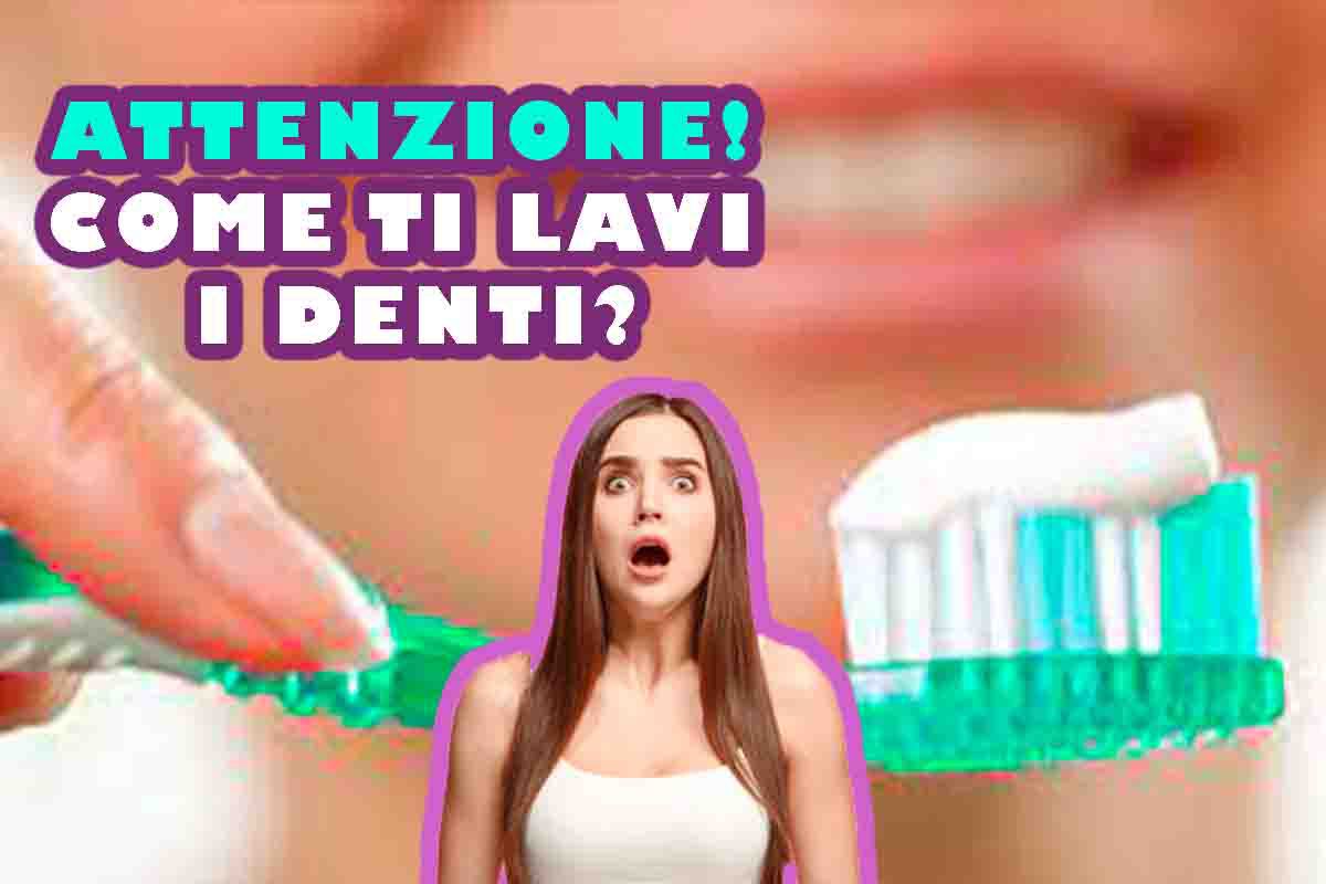 Lavare male i denti è pericoloso