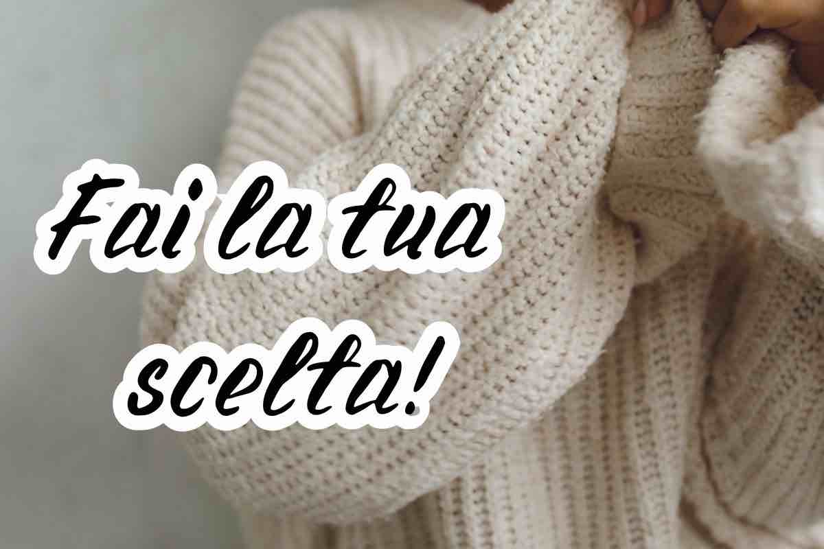 test personalità sul maglione