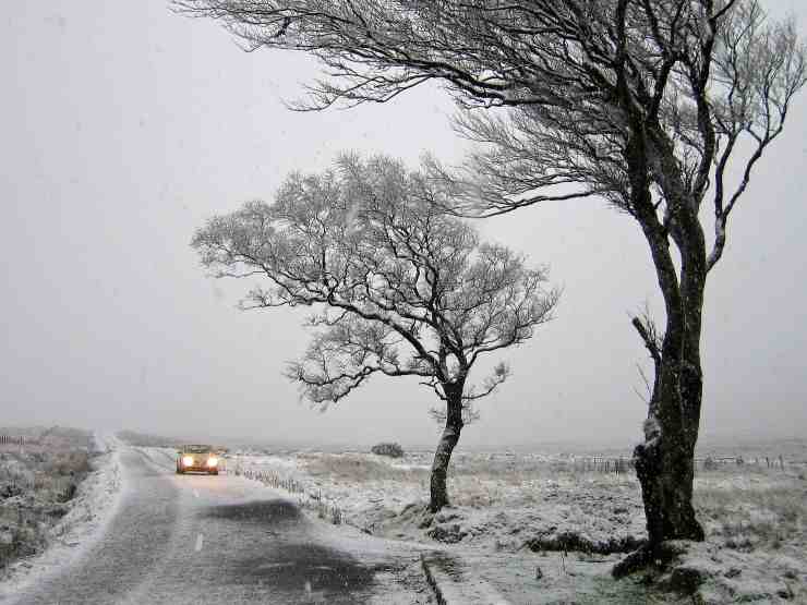 Inverno gelido e nevoso