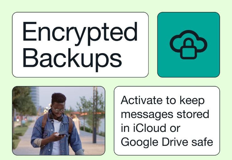 è importante attivare i backup criptati su whatsapp