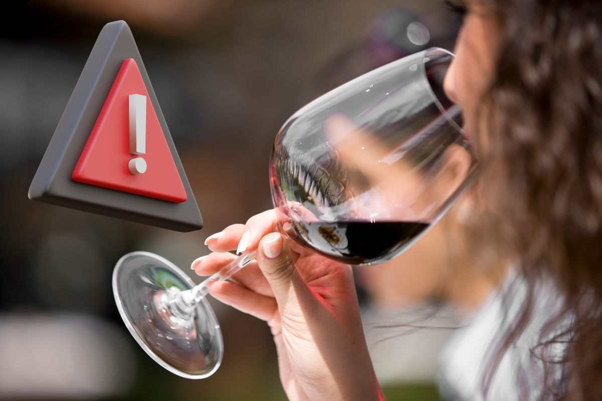 bere vino sera rischi