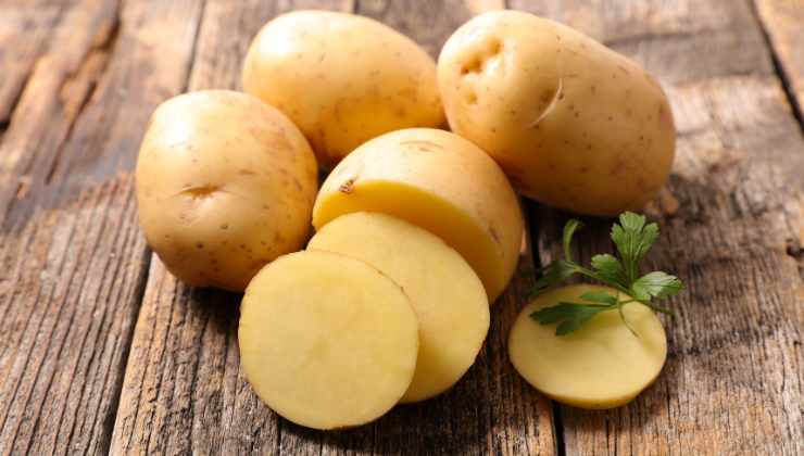 patate eliminare ruggine