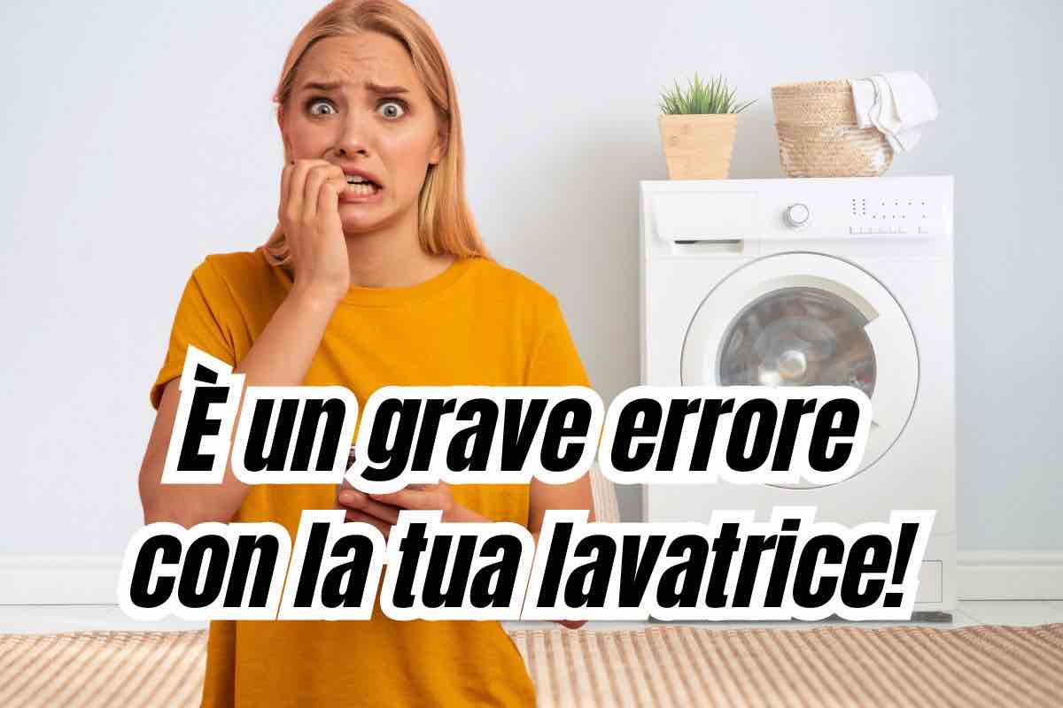 errore con lavatrice