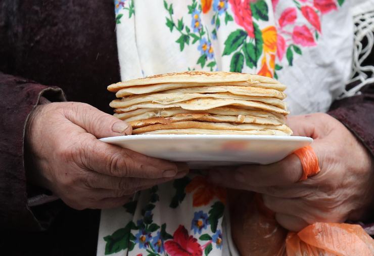 colazione per il gonfiore addominale: pancake