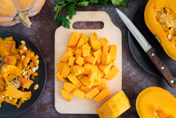 pasta risottata con zucca