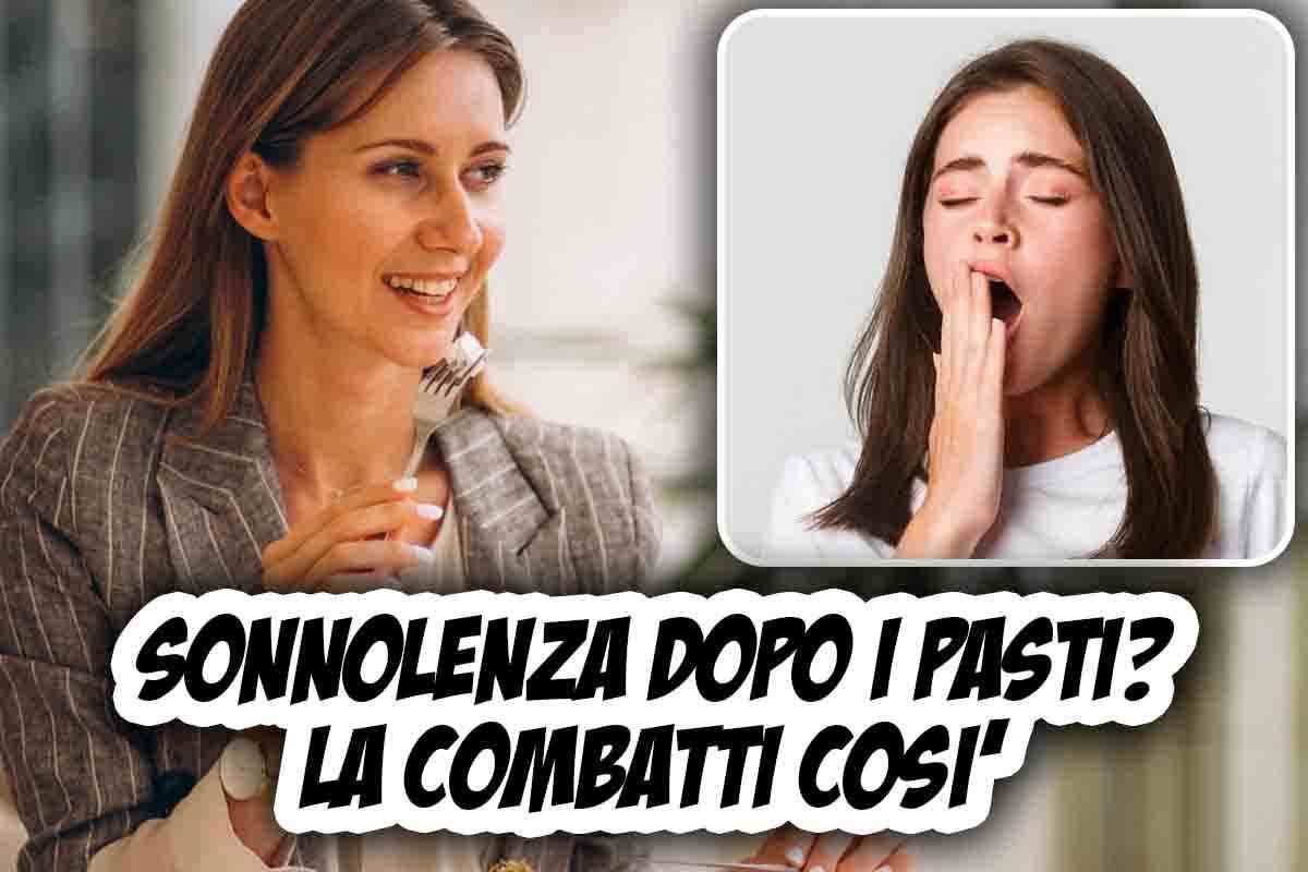 come evitare sonnolenza dopo pasti 