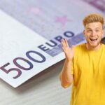 500 euro e persona felice
