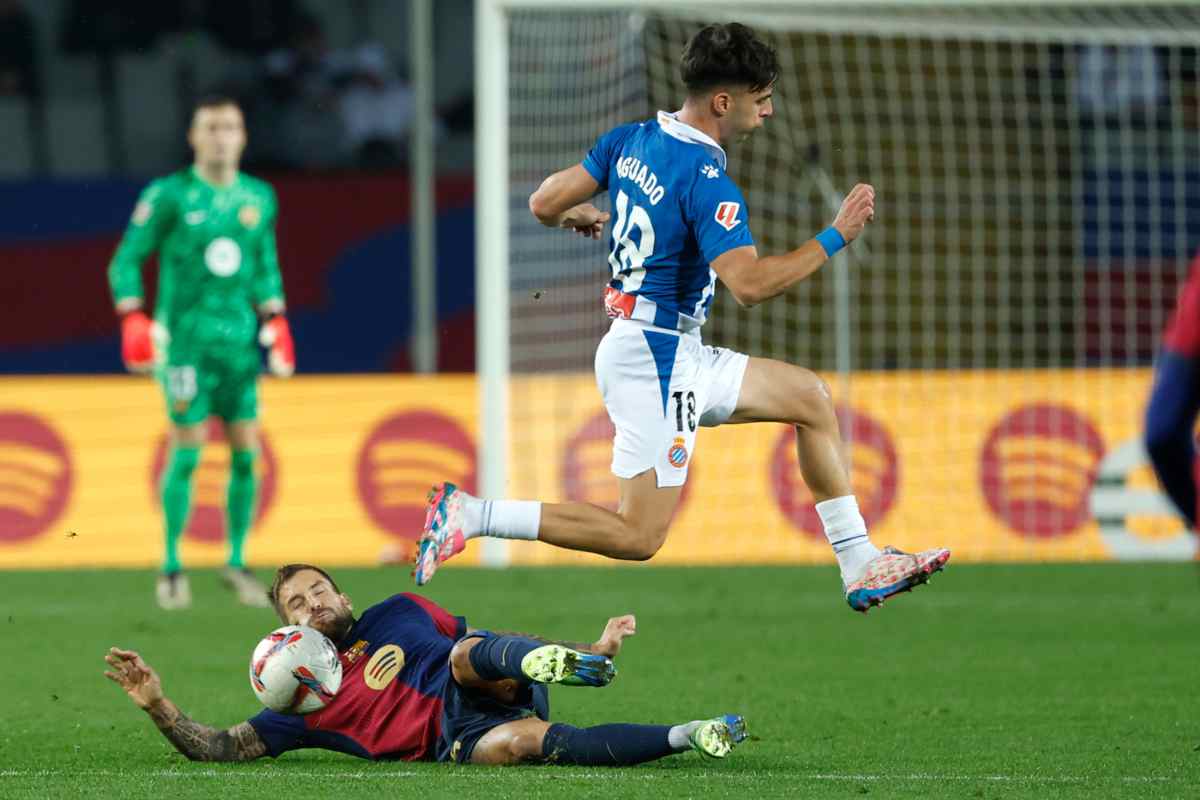 Aguado contro il Barcellona