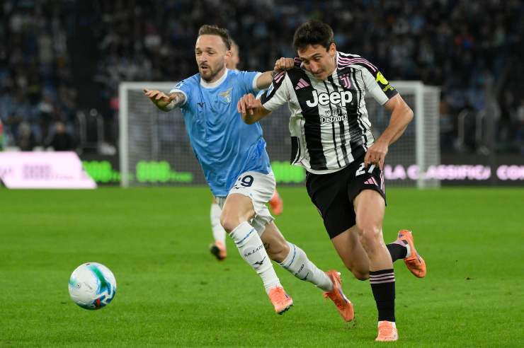 Lazio Juve in azione